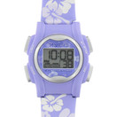 VibraLITE Mini 12-Alarm Vibrating Watch - Purple Flower