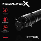 NEBO Redline-X Rechargeable Waterproof Flashlight: 1800 Lumen - NEB-FLT-0008