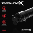 NEBO Redline-X Rechargeable Waterproof Flashlight: 1800 Lumen | NEB-FLT-0008
