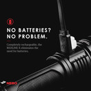 NEBO Redline-X Rechargeable Waterproof Flashlight: 1800 Lumen (NEB-FLT-0008)