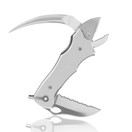 Maxam Sailor's Tool, a Powerful Multi-Use Sailor's Knife, Ideal for Boating, Fishing, or Sailing, Silver