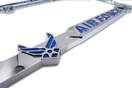 United States Air Force Blue Wings 3D License Plate Frame - Metal