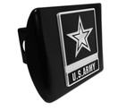 U.S. Army Star Black Metal Hitch Cover