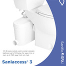 SANIFLO Saniaccess 3 Pump - Full Bath Macerator Pump - Residential 