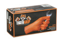 Tiger Grip Orange Superior Grip Disposable Nitrile Gloves, Large Box of 100 - Great for Mechanics, Auto Hobbyists, Industrial & Manual Laborers, Cleaning Work and More EPPCO 08844S