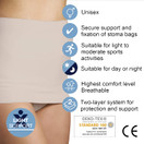 Corsinel StomaSafe Plus Ostomy/Hernia Support Garment Light 3216 by TYTEX (Beige, S/M) 33.5" - 44" Hip Circumference