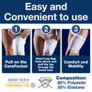 Tytex/Carefix CarePocket Comfot Sleeve Urine Catheter Care Bag holder - Medium