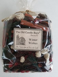 Old Candle Barn Winter Wishes Potpourri Large Bag - Perfect Winter or Christmas Decoration or Bowl Filler - Well Scented and Made in The USA