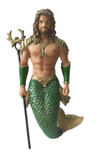 December Diamonds Atlantis Merman with Trident Christmas Ornament - 5555068