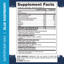 Gaspari SuperPump MAX - The Ultimate Pre Workout Powder | Blue Raspberry 