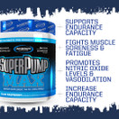 Gaspari SuperPump MAX - The Ultimate Pre Workout Powder | Blue Raspberry 