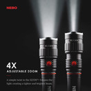 NEBO SLYDE+ 400 Lumen C-O-B Work Light & Flashlight