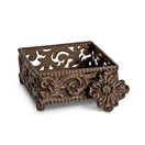 GG Collection Metal Cocktail Napkin Holder WIth Acanthus Leaf Motif 5.75" 92585