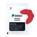 SISU Mouth Guards Aero 1.6mm Custom Fit Sports Mouthguard and Molding Heat Pack for Youth/Adults - Intense Red