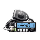 President Electronics THOMAS FCC 40-channel AM/FM Radio, Black; 12/24 V, Up/down Channel Selector, Volume Adjustment, Manual Squelch & ASC, Multi-functions LCD Display, Mode Switch AM / FM