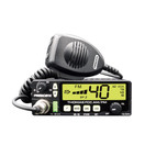 President Electronics THOMAS FCC 40-channel AM/FM Radio, Black; 12/24 V, Up/down Channel Selector, Volume Adjustment, Manual Squelch and ASC, Multi-functions LCD Display - Mode Switch AM/FM