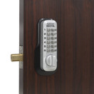 Lockey M210SCEZ M Series Keyless Entry Single Combination Mechanical Deadbolt w EZ Plates