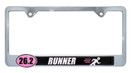 Elektroplate 26.2 Marathon Runner Pink License Plate Frame