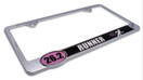 Elektroplate 26.2 Marathon Runner Pink License Plate Frame