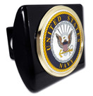 United States Navy Eagle Black Metal Hitch Cover