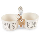 Mud Pie Salsa and Guacamole Double Dip Set