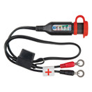 OptiMate O-124 Monitor Series Permanent Power Sport Battery Lead - Black