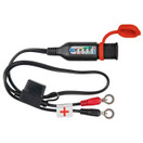 OptiMate O-124 Monitor Series Permanent Power Sport Battery Lead, Black