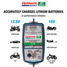 Optimate Lithium LFP Select, TM271v2, 10-Step 12.8V 9.5A / 16V 7.5A High Performance Battery-Saving Charger and Maintainer