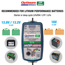 OptiMATE Lithium 4s 9.5A / 5s 7.5A, TM-271 10-step | 12.8/16V 9.5A Battery Charger