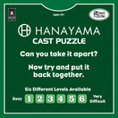 Hanayama Love Metal Beainteaser Puzzle | Level 1 - 30753 
