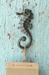 SPI Home Seahorse Hooks Set of 2 Cast Iron 5 Inch Wall Decor 50953