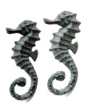 SPI Home Seahorse Hooks Set of 2 Cast Iron 5-Inch Wall Decor 50953