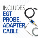 SCT Performance - 9817 - EGT Sensor Kit for Livewire TS+ and X4 Programmers - Sensor & Adapter Cables