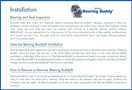 Two Bearing Buddy Protectors - 2.047" Diameter - 2047 Chrome Finish With Two Bras