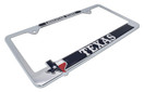 Lonestar State Texas Metal License Plate Frame