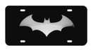 Batman Bat Stainless Steel 3D Black License Plate, All Metal