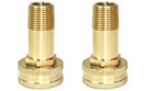 Interstate Pneumatics FGF106 3/4" GHT Female x 3/8" Male NPT Hose Fitting Swivel 2PK