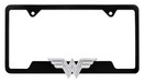 Wonder Woman 3D Black Open License Plate Frame