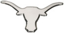 Elektroplate University of Texas Longhorn 3D Chrome Metal Auto Emblem - All Metal