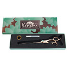 Rose Dog Grooming Shears By Kenchii - Dog Grooming Scissors - Rose Collection - Pet Grooming Accessories - Pet Hair Trimming Scissor | Straight, Curved, Blender and Thinner - Shears Sold Separately