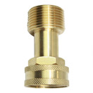 3/4 GHT Female x 3/4" Male NPT Hose Fitting - Swivel