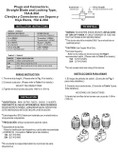 Straight Electrical Receptacle 3 Wire, 20 Amps, 250V, NEMA 6-20R YGA022F