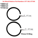 Aftermarket Piston O-Ring for Hitachi NR83A NR83A2 NR83A2(S) Framing Nailers | 2pc