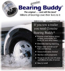 Bearing Buddy (2) 2.441 Stainless Steel Boat Trailer w/ Protective Bra - Wheel Center Caps 2441-SS (1 Pair)