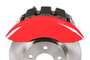 MGP Caliper Covers 10229SXPLRD 'Explorer' Engraved Caliper Cover with Red Powder Coat Finish and Silver Characters, (Set of 4)