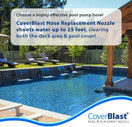 CoverBlast Pool Cover Pump Accessory - Easy-to-Install Hose Replacement Nozzle for Pool Pump, 2-Pack