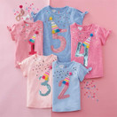 Mud Pie Kids Girls Birthday Tees