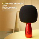 CALF Bluetooth Wireless Karaoke Microphone with Speaker,Changba Microphone, Portable Handheld Microphone, Karaoke Machine for Android/iPhone/PC G2(Black)