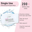 La Fresh Makeup Remover Cleansing Wipes Pack of 200ct Facial Towelettes w/ Vitamin E for Natural or Waterproof Makeup