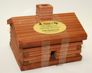 Paine's Red Cedar Log Cabin Incense Burner